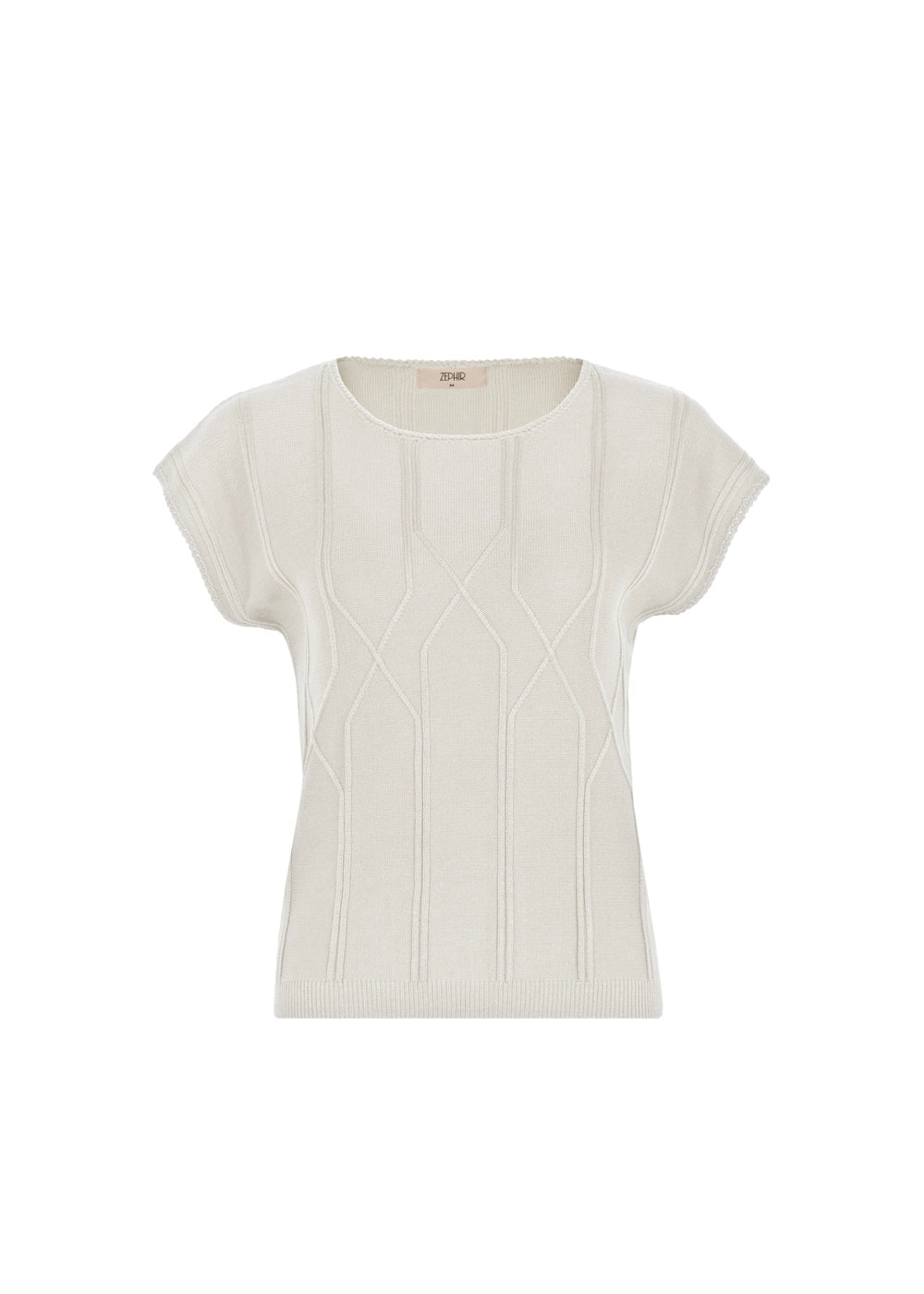 TOP WISH en BLANCO - Vista frontal | ZEPHIR