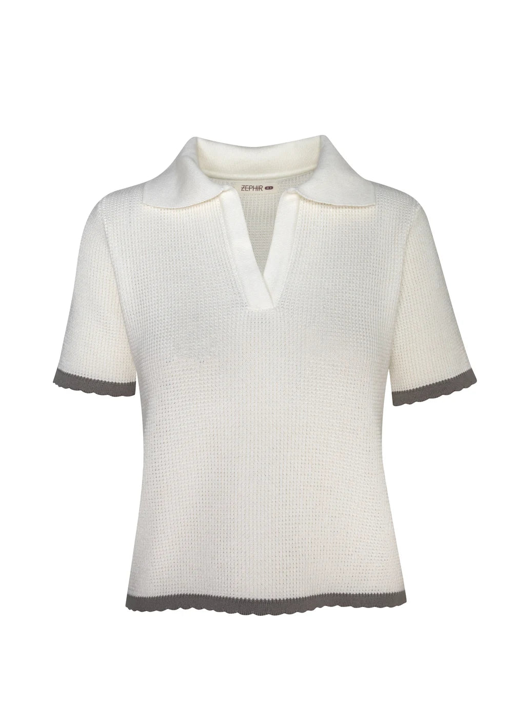 TOP EVA en BLANCO - Vista frontal | ZEPHIR