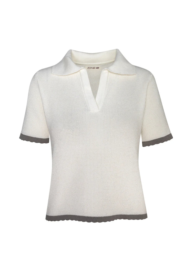 TOP EVA en BLANCO - Vista frontal | ZEPHIR