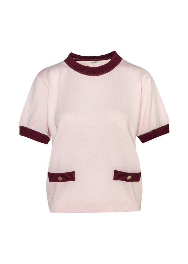 TOP PEACE en ROSADO - Vista frontal | ZEPHIR