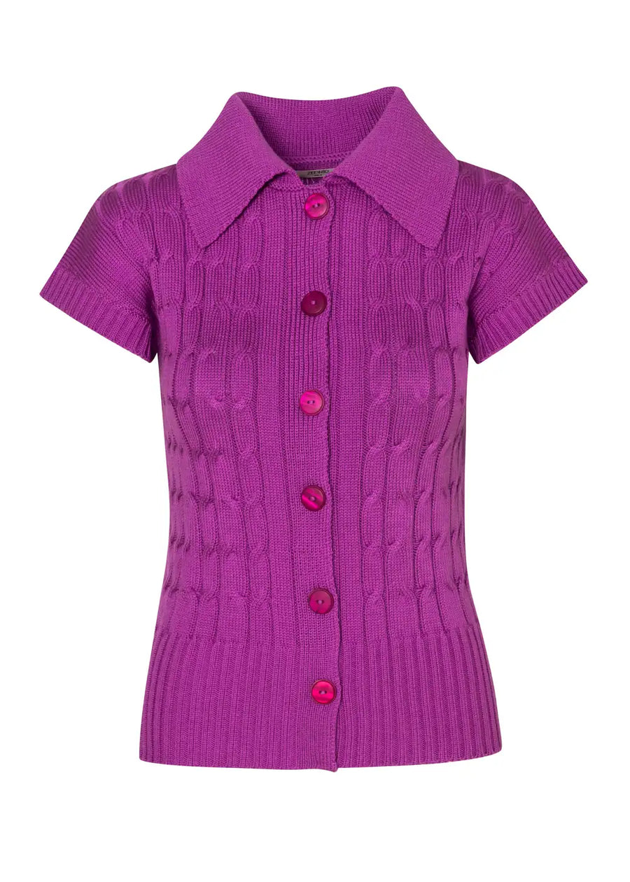 VEST FLORENCIA MORADO