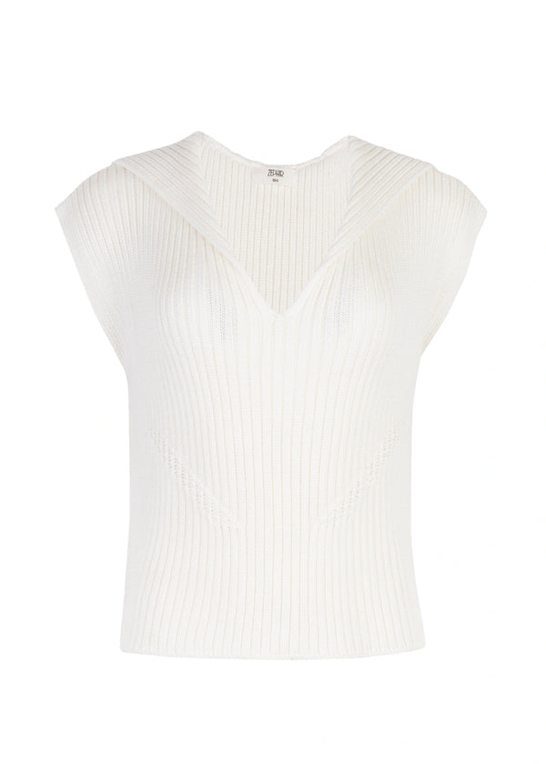 VEST ILENY en BLANCO - Vista frontal | ZEPHIR