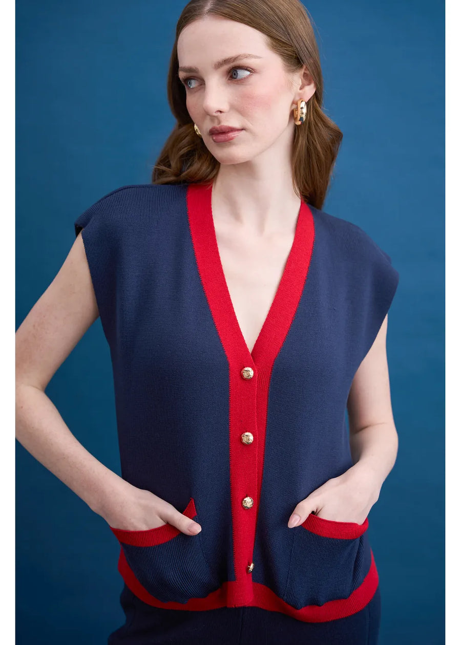 VEST KAT AZUL OSCURO