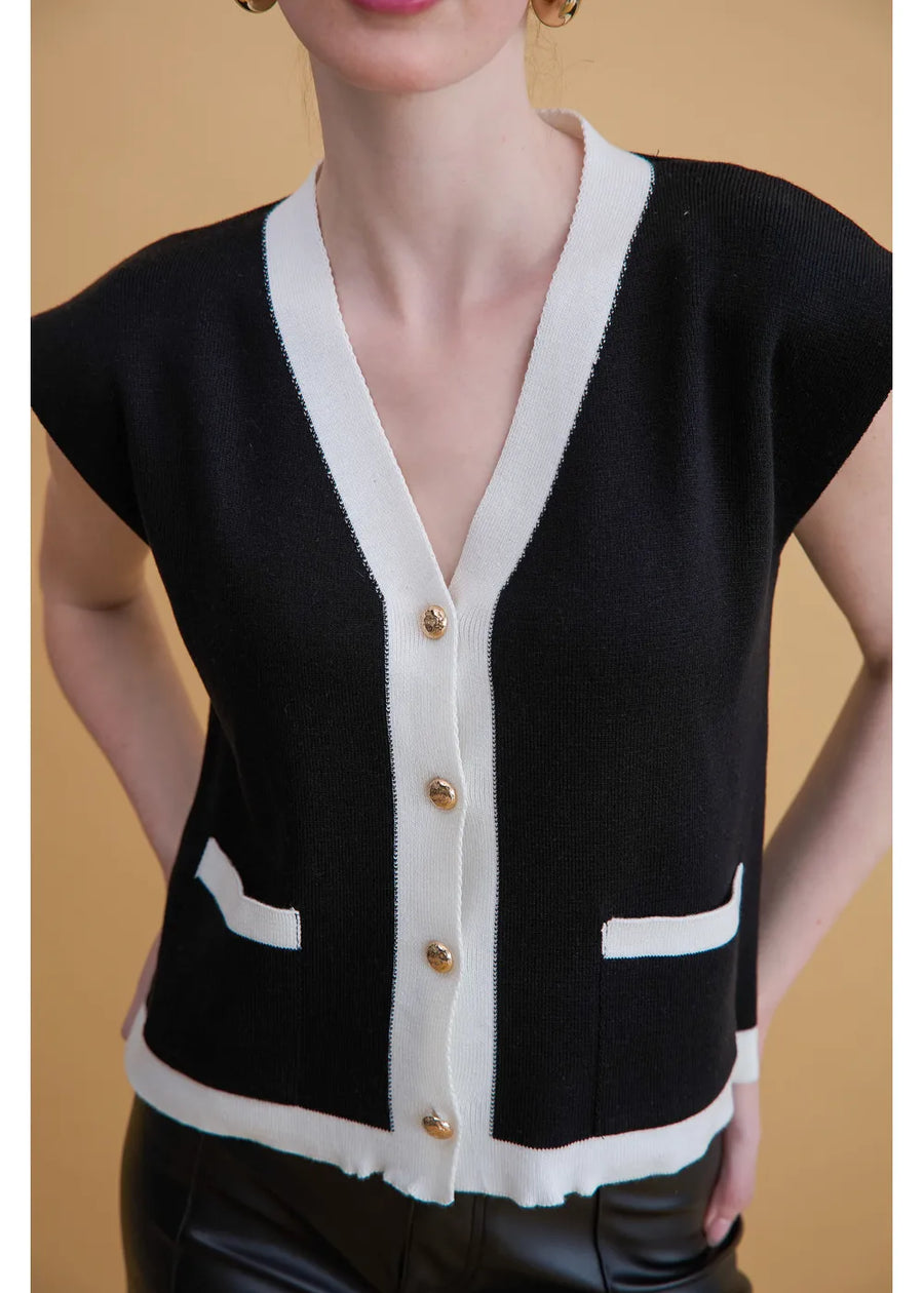VEST KAT NEGRO
