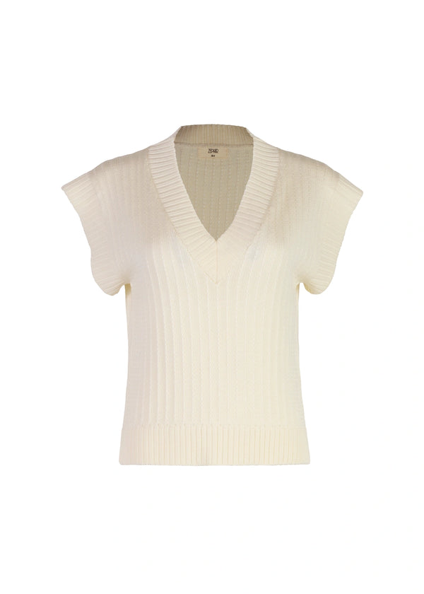 VEST MARSELLA en BLANCO - Vista frontal | ZEPHIR