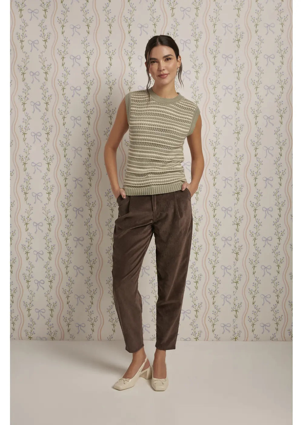 VEST NILE en VERDE HOJA - Look de estilo 4 | ZEPHIR