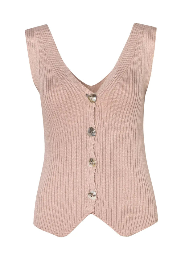 VEST SOON en PINK BLUSH - Vista frontal | ZEPHIR