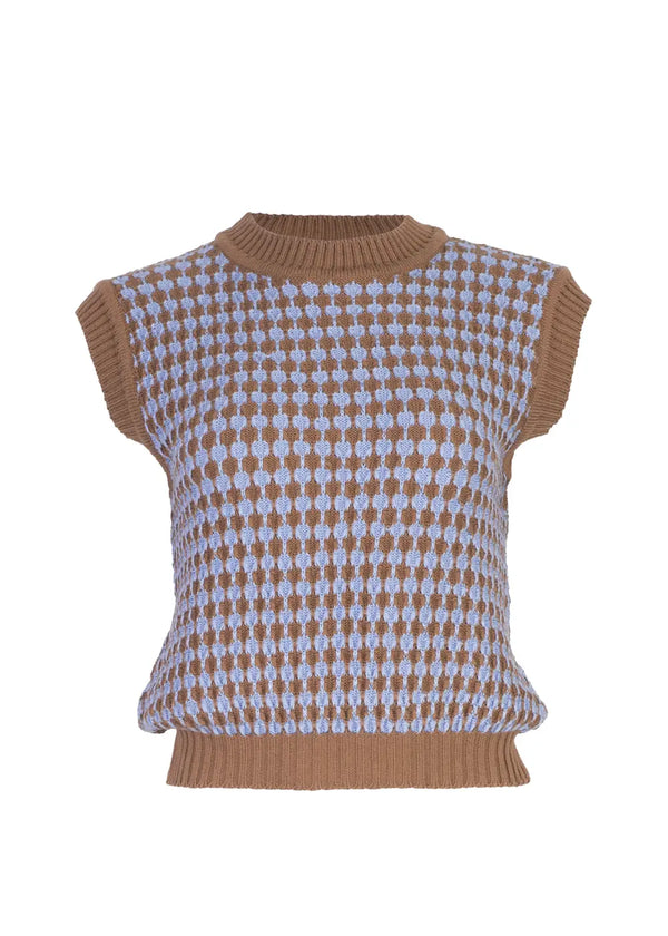 VEST  SUTTON en CARAMELO - Vista frontal | ZEPHIR
