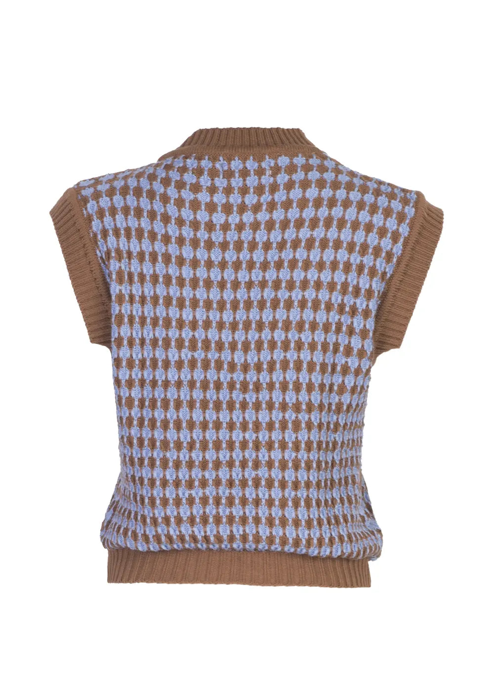 VEST  SUTTON en CARAMELO - Vista de espalda | ZEPHIR