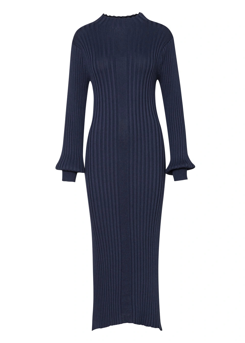 VESTIDO CLAIRE en AZUL OSCURO - Vista frontal | ZEPHIR