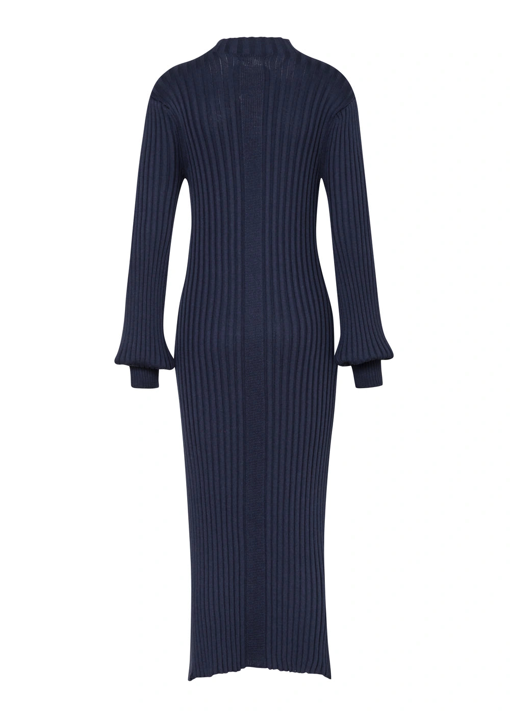 VESTIDO CLAIRE en AZUL OSCURO - Vista de espalda | ZEPHIR