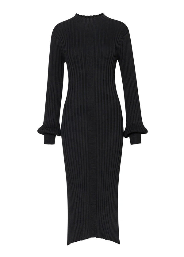 VESTIDO CLAIRE en NEGRO - Vista frontal | ZEPHIR