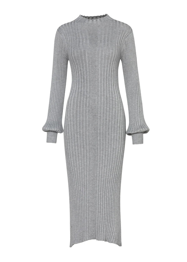 VESTIDO CLAIRE en STONE - Vista frontal | ZEPHIR