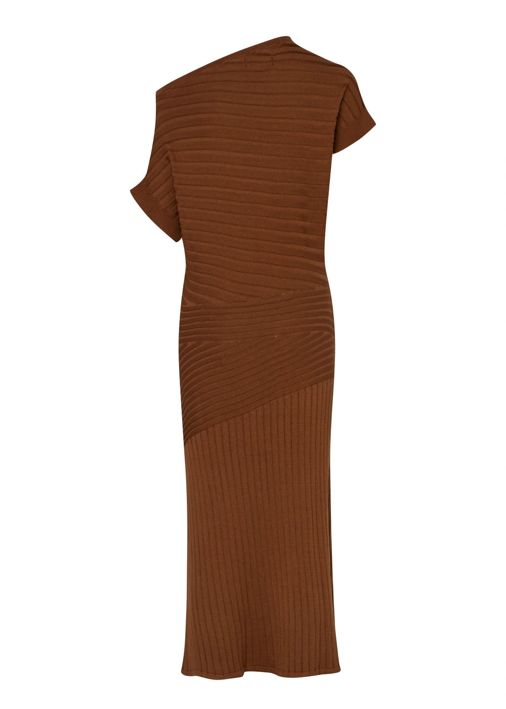 VESTIDO LEA en LADRILLO - Vista de espalda | ZEPHIR