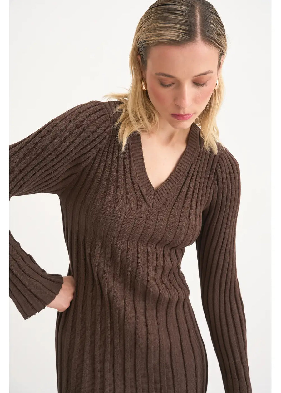 VESTIDO TAY CACAO